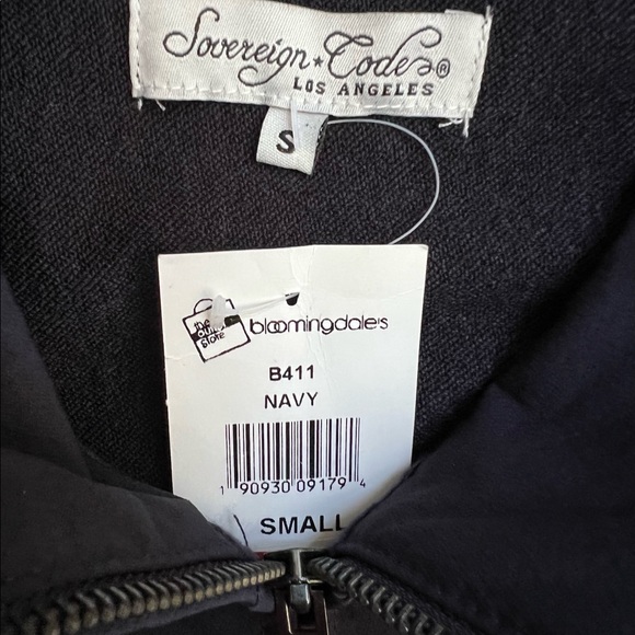 New Men’s “Sovereign Code Los Angeles” Blue Track Jacket - Picture 5 of 6